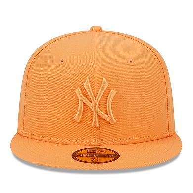 Men's New Era Orange New York Yankees Spring Color 59FIFTY Fitted Hat