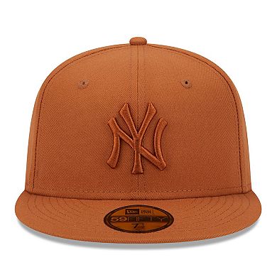 Men's New Era Brown New York Yankees Spring Color 59FIFTY Fitted Hat