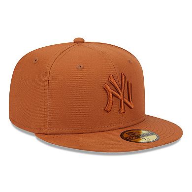 Men's New Era Brown New York Yankees Spring Color 59FIFTY Fitted Hat