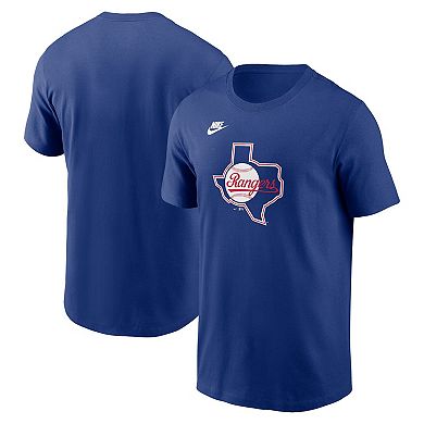 Men's Nike Royal Texas Rangers Cooperstown Collection Team Logo T-Shirt
