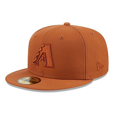 Men's New Era Brown Arizona Diamondbacks Spring Color 59FIFTY Fitted Hat