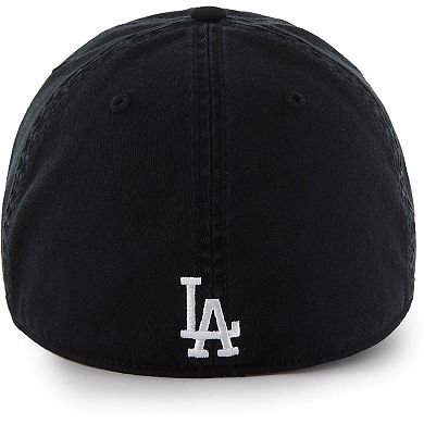 Men's '47 Black Los Angeles Dodgers Crosstown Classic Franchise Fitted Hat