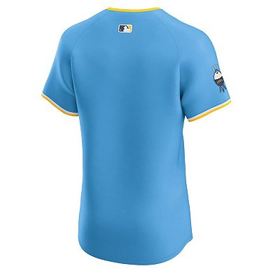 Men's Nike  Powder Blue Milwaukee Brewers City Connect Elite Jersey