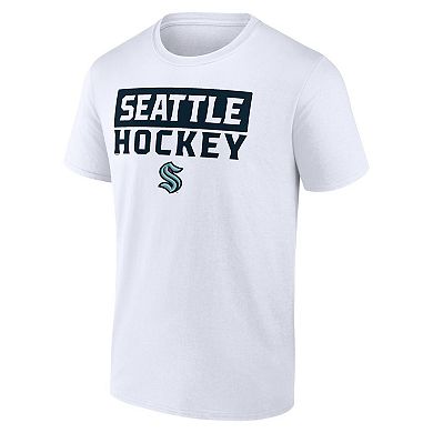 Men's Fanatics Branded Seattle Kraken Serve T-Shirt Combo Pack