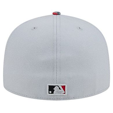 Men's New Era Gray Boston Red Sox Active Team Camo 59FIFTY Fitted Hat