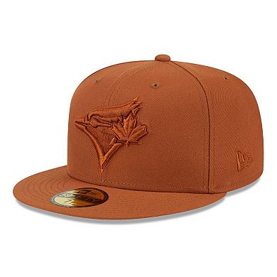 Men's New Era Brown Toronto Blue Jays Spring Color 59FIFTY Fitted Hat