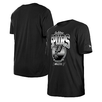 Unisex New Era Black San Antonio Spurs Summer Classics T-Shirt