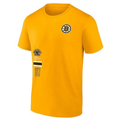 Men's Fanatics Branded Gold Boston Bruins Represent T-Shirt