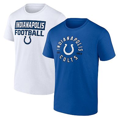 Men's Fanatics Branded Indianapolis Colts Serve T-Shirt Combo Pack