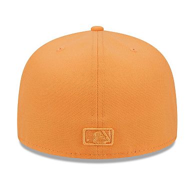 Men's New Era Orange Los Angeles Dodgers Spring Color 59FIFTY Fitted Hat