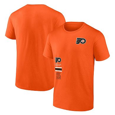 Men's Fanatics Branded Orange Philadelphia Flyers Represent T-Shirt