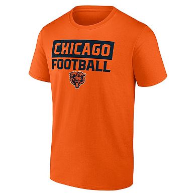 Men's Fanatics Branded Chicago Bears Serve T-Shirt Combo Pack