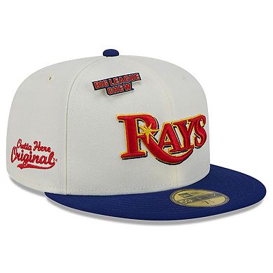 Men's New Era White Tampa Bay Rays Big League Chew Original 59FIFTY Fitted Hat