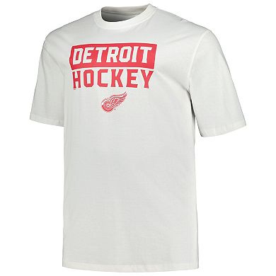 Men's Fanatics Branded Detroit Red Wings Big & Tall T-Shirt 2-Pack Set