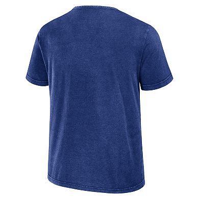 Men's Darius Rucker Collection by Fanatics Royal Milwaukee Brewers Cooperstown Collection Washed T-Shirt
