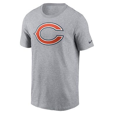 Men's Nike  Gray Chicago Bears Primary Logo T-Shirt