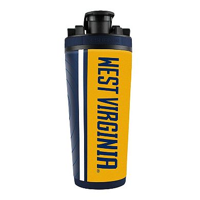 WinCraft West Virginia Mountaineers 26oz. 4D Stainless Steel Ice Shaker Bottle