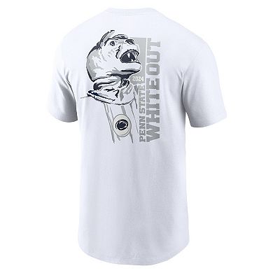 Men's Nike White Penn State Nittany Lions 2024 White Out T-Shirt