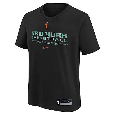 Youth Nike Black New York Liberty Legend Practice Performance T-Shirt
