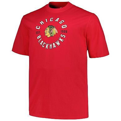 Men's Fanatics Branded Chicago Blackhawks Big & Tall T-Shirt 2-Pack Set