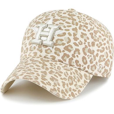 Women's '47 Natural Houston Astros Panthera Clean Up Adjustable Hat
