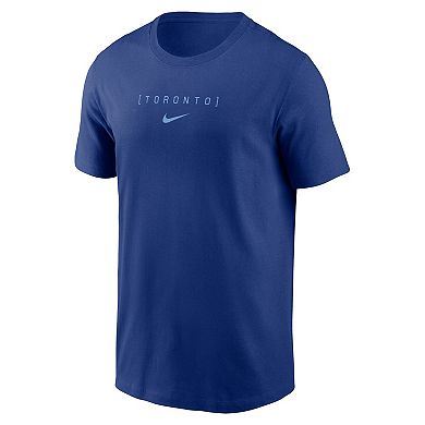 Men's Nike Royal Toronto Blue Jays Large Logo Back Stack T-Shirt
