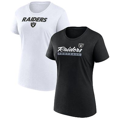 Women's Fanatics Branded Las Vegas Raiders Risk T-Shirt Combo Pack