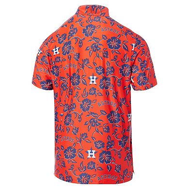 Men's Reyn Spooner Orange Houston Astros Pua Performance Polo