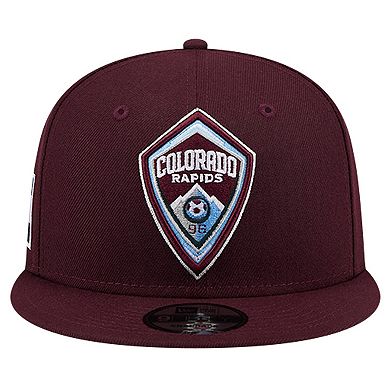 Men's New Era Burgundy Colorado Rapids 2024 Jersey Hook 9FIFTY Snapback Hat