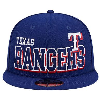 Men's New Era Royal Texas Rangers Game Day Bold 9FIFTY Snapback Hat