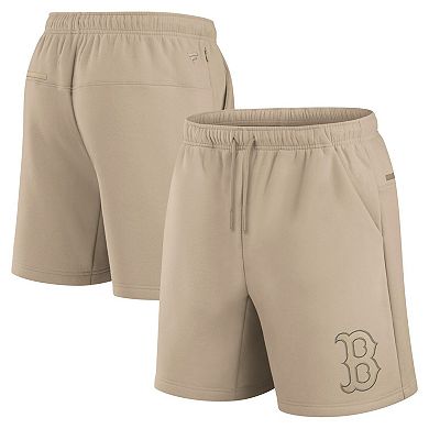 Unisex Fanatics Signature Khaki Boston Red Sox Elements Super Soft Fleece Shorts