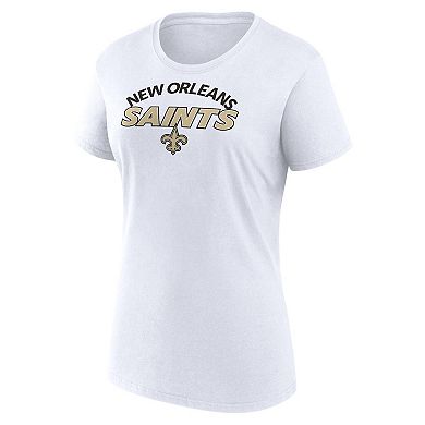 Women's Fanatics Branded New Orleans Saints Risk T-Shirt Combo Pack