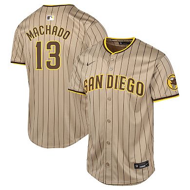 Youth Nike Manny Machado Sand San Diego Padres Alternate Limited Player Jersey