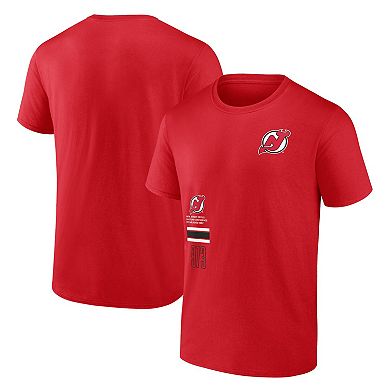 Men's Fanatics Branded Red New Jersey Devils Represent T-Shirt