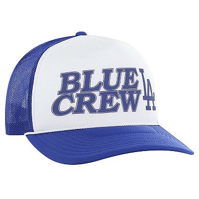 Men's '47 Royal Los Angeles Dodgers Retro Region Foam Trucker Adjustable Hat