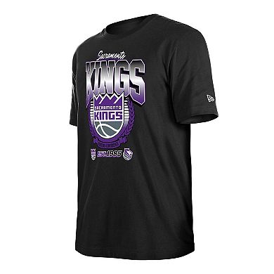 Unisex New Era Black Sacramento Kings Summer Classics T-Shirt