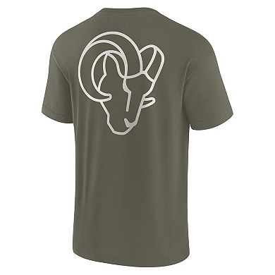 Unisex Fanatics Signature Olive Los Angeles Rams Elements Super Soft Short Sleeve T-Shirt