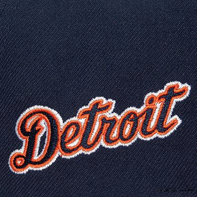 Men's Mitchell & Ness Navy Detroit Tigers  Team Pro Snapback Hat