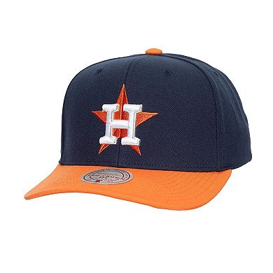 Men's Mitchell & Ness Navy Houston Astros  Team Pro Snapback Hat