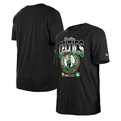 Unisex New Era Black Boston Celtics Summer Classics T-Shirt