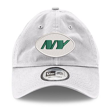 Men's New Era White New York Jets Casual Classic Adjustable Hat
