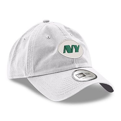 Men's New Era White New York Jets Casual Classic Adjustable Hat