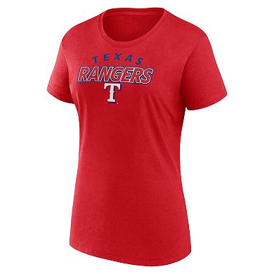 Women's Fanatics Branded Texas Rangers Risk T-Shirt Combo Pack