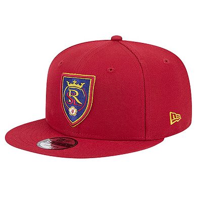 Men's New Era Red Real Salt Lake 2024 Jersey Hook 9FIFTY Snapback Hat