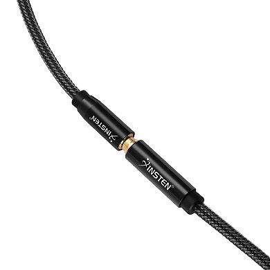 1.5 Ft 3.5mm Audio Extension Cable Trrs Stereo Headphone Cord Male To Female Aux
