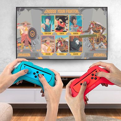 4 Pack Controller Grips Compatible With Switch Joy-con Console Holder Accessory