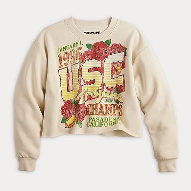 Juniors' USC Trojans Cropped Graphic Sweatshirt