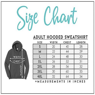 Script Heart - Women's Word Art Hooded Sweatshirt