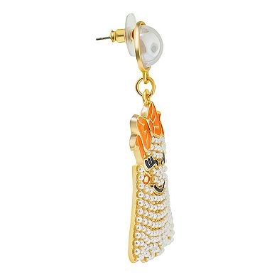 Celebrate Together™ Halloween Gold Tone Crystal & Simulated Pearl Ghost Drop Earrings