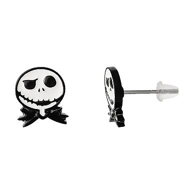 Disney's The Nightmare Before Christmas Jack Skellington Pendant Necklace & Stud Earrings Set